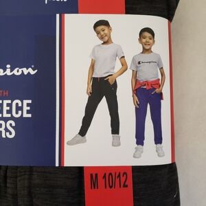 Champion Boys' 2 Pack Youth Fleece Joggers Size M 10/12